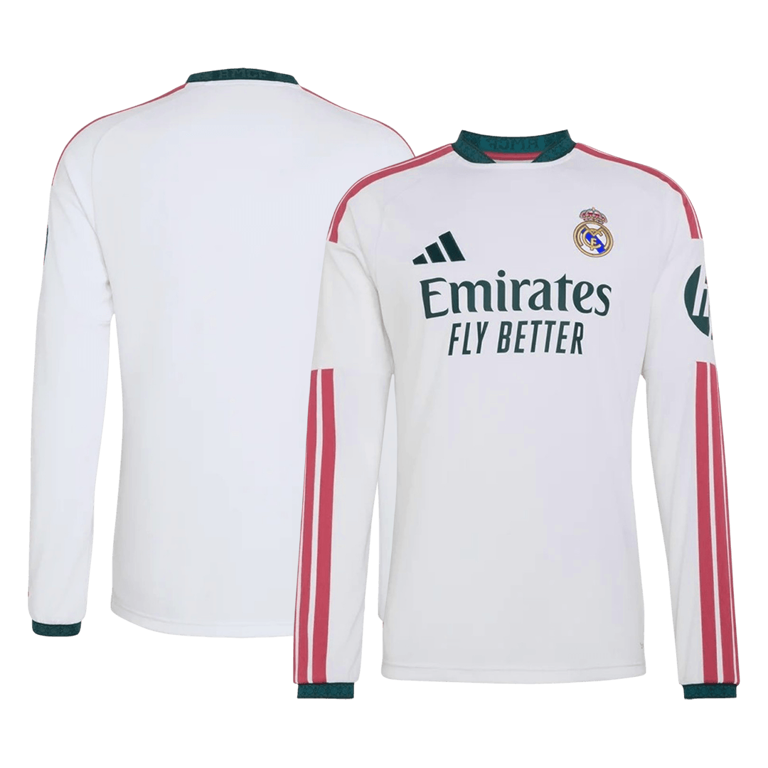 Real Madrid Domicile Maillot Manches Longues 2026/27 Blanc