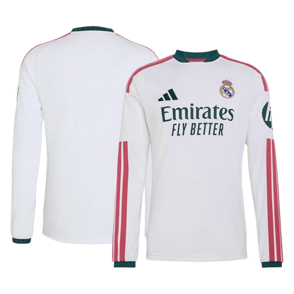 Real Madrid Domicile Maillot Manches Longues 2026/27 Blanc