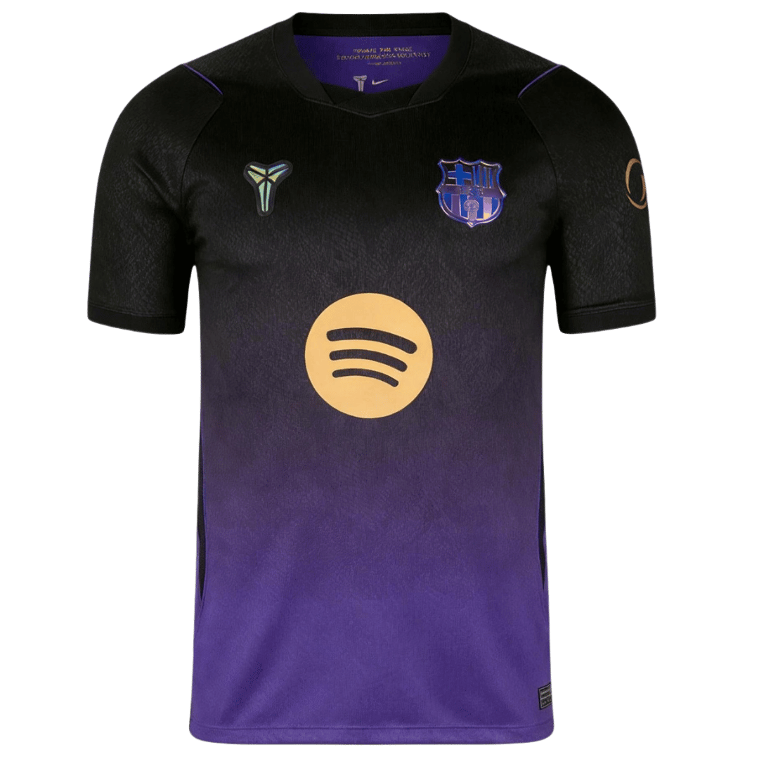 RODRIGO #16 Barcelone Extérieur Maillot 2026/27 Black/Purple - UCL