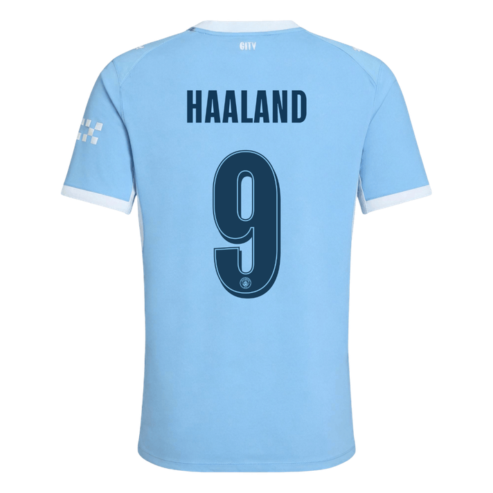HAALAND #9 Manchester City Domicile Maillot 2026/27 Bleu Joueur - UCL