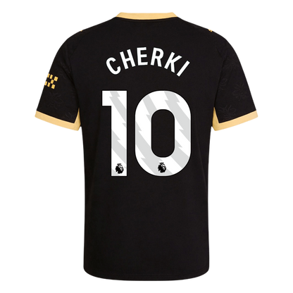 CHERKI #10 Manchester City Extérieur Maillot 2026/27 Noir Joueur