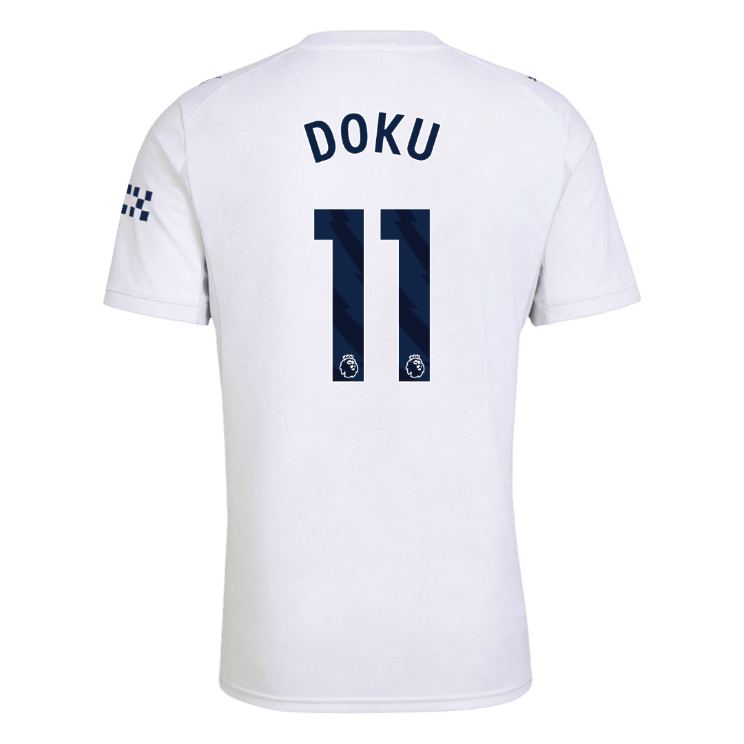 DOKU #11 Manchester City Third Maillot 2026/27 Blanc