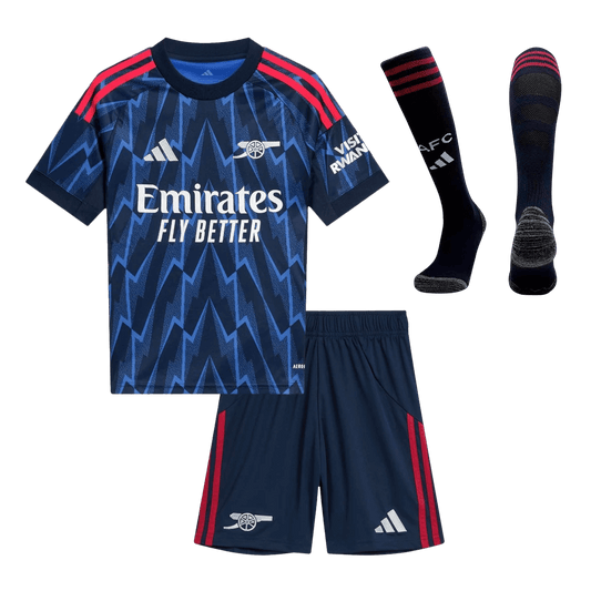 Arsenal Uitshirt 2025/26 Kinderen Blauw