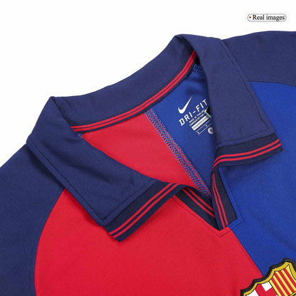 RIVALDO #11 Retro Barcelona Thuisshirt 1999/00-100-jarig jubileum