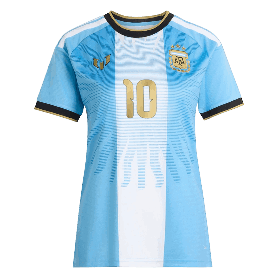 MESSI #10 Femme Argentine Domicile Maillot 2026 Blue&White