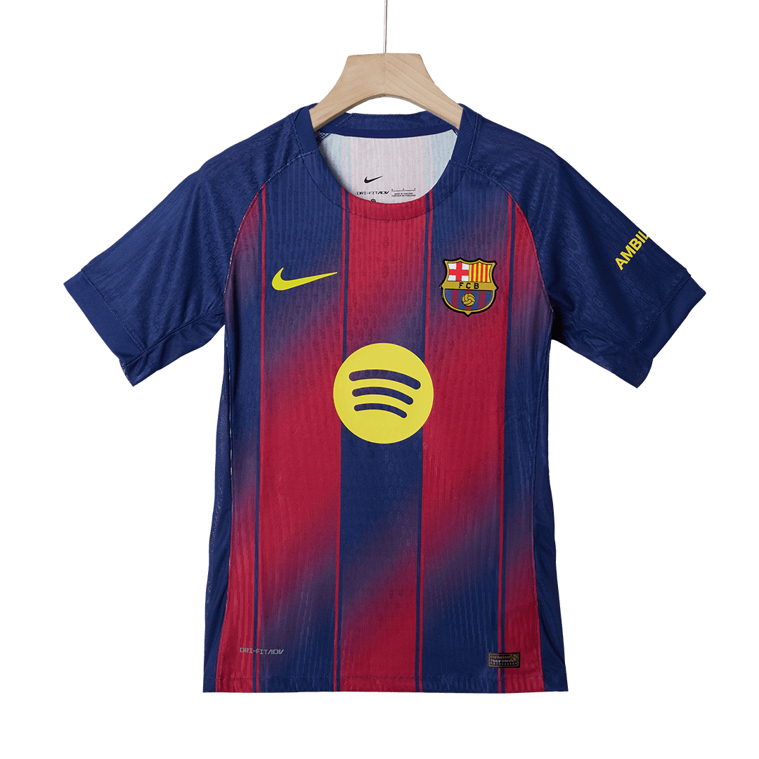 F.DE JONG #21 Barcelona Thuis Shirt 2025/26 Authentiek