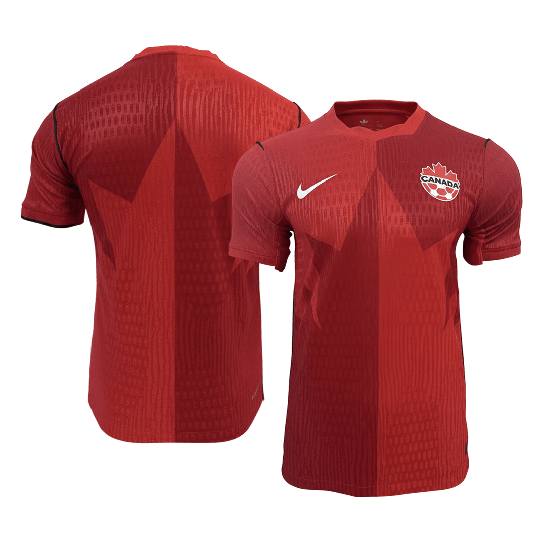 Canada Thuisshirt Wereldkampioenschap 2026 Rood Speler Grote Maat