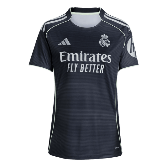 Dames Real Madrid Uitshirt 2025/26 Marineblauw