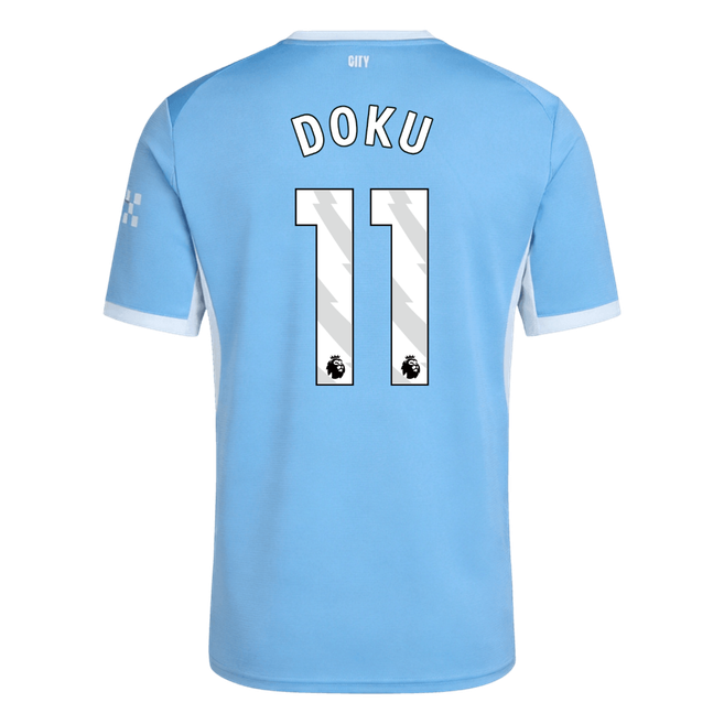 DOKU #11 Manchester City Domicile Maillot 2026/27 Bleu
