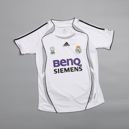 SERGIO RAMOS #4 Retro Real Madrid Thuisshirt 2006/07