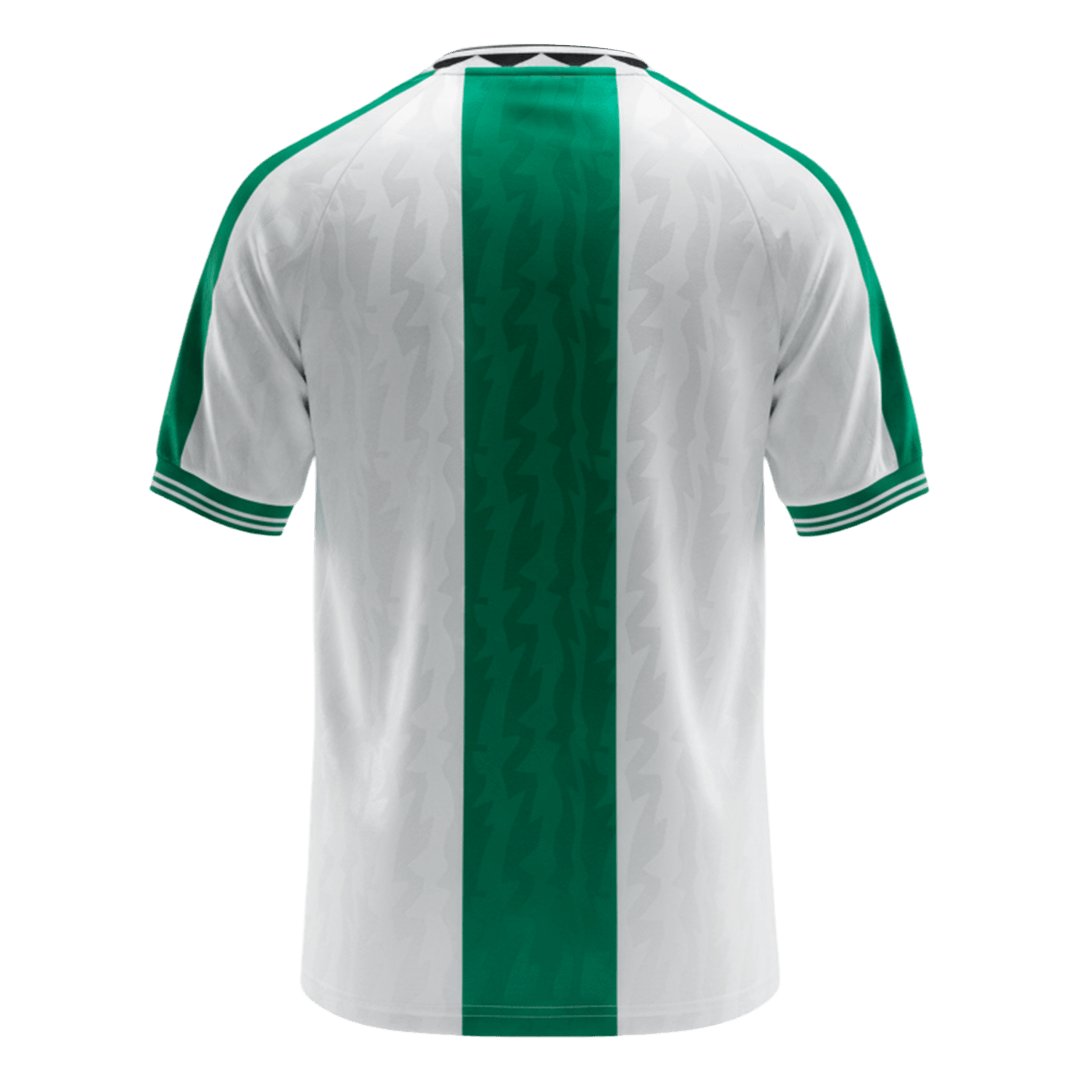Retro Nigeria Uitshirt 1996 Groen & Wit