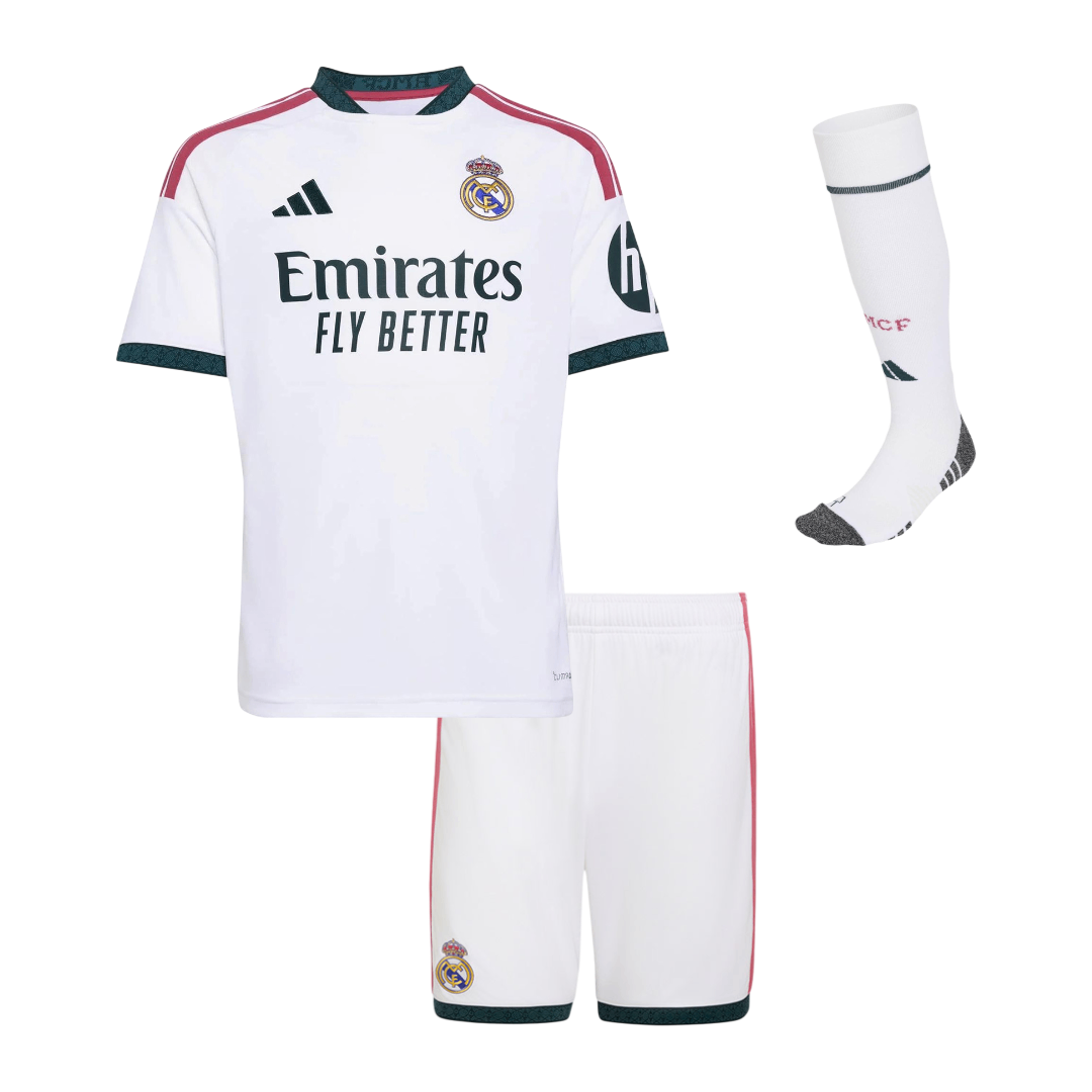 Real Madrid Domicile Maillot Kit 2026/27 Enfant Blanc - Super