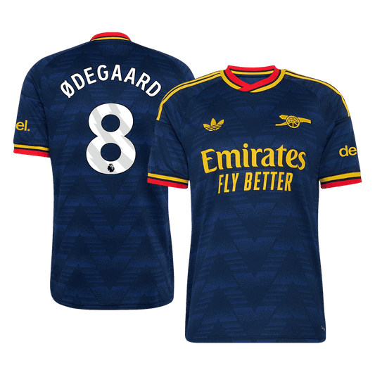 ØDEGAARD #8 Arsenal Extérieur Maillot 2026/27 Bleu marine