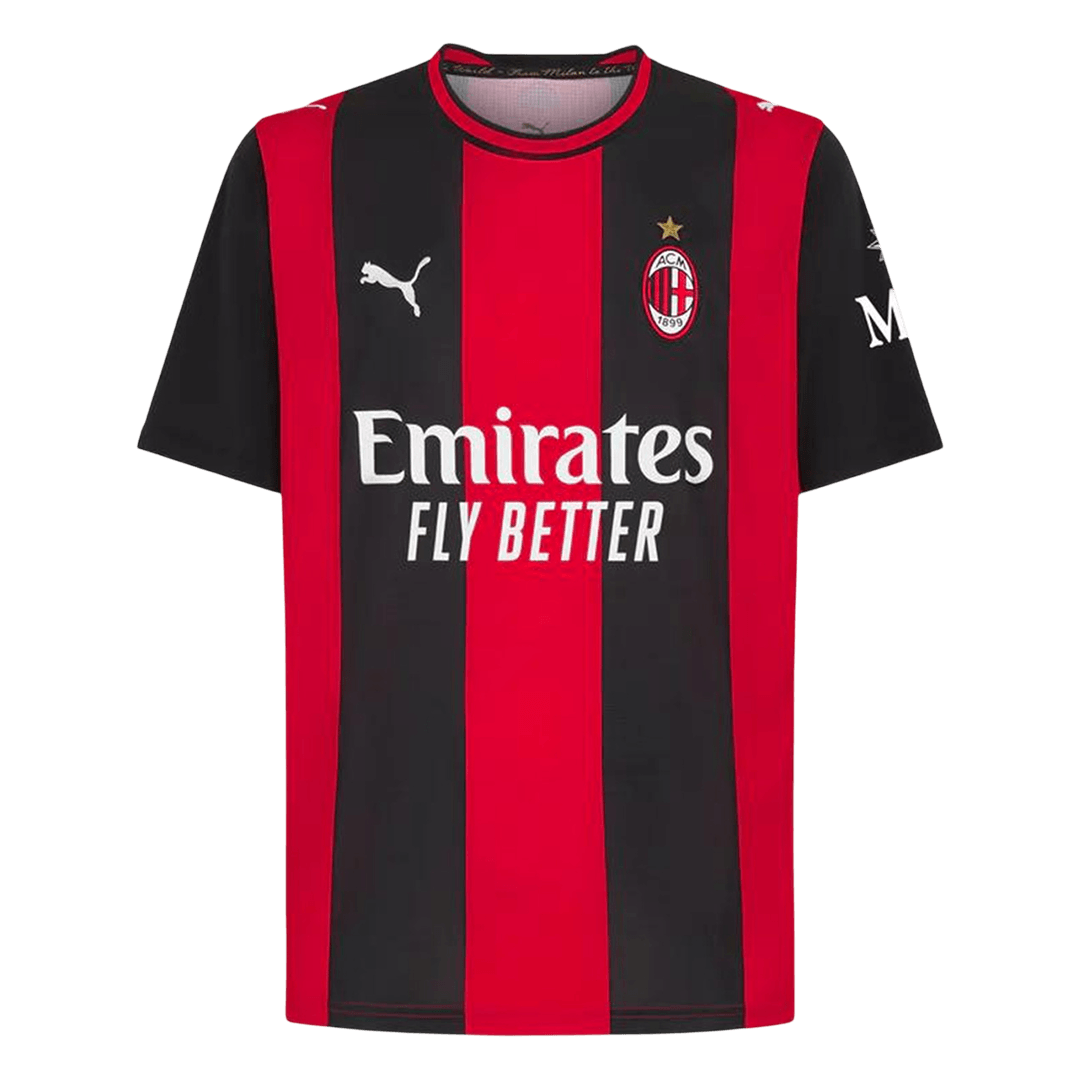 RAFA LEÃO #10 AC Milan Domicile Maillot 2026/27 Rouge&Noir