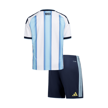 Vente Flash Argentine Domicile Maillot Kit 2025/26 Enfant Blue&White