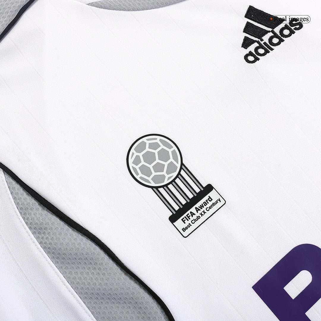Retro Real Madrid Domicile Maillot 2006/07 Blanc
