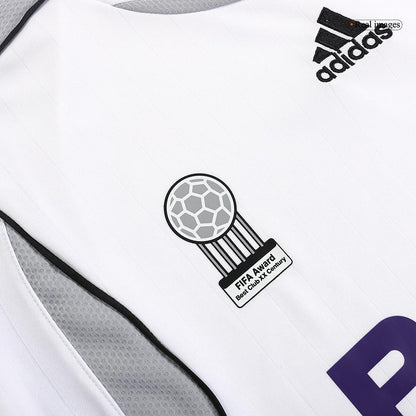 Retro Real Madrid Domicile Maillot 2006/07 Blanc