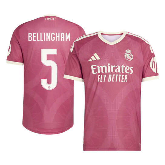 BELLINGHAM #5 Real Madrid Third Maillot 2026/27 Rose Joueur