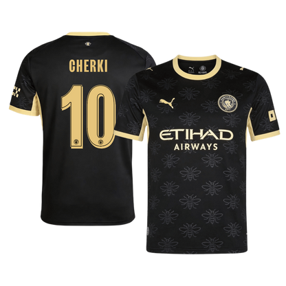 CHERKI #10 Manchester City Extérieur Maillot 2026/27 Noir - UCL