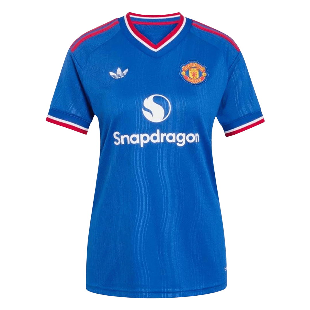 Femme Manchester United Extérieur Maillot 2026/27 Bleu