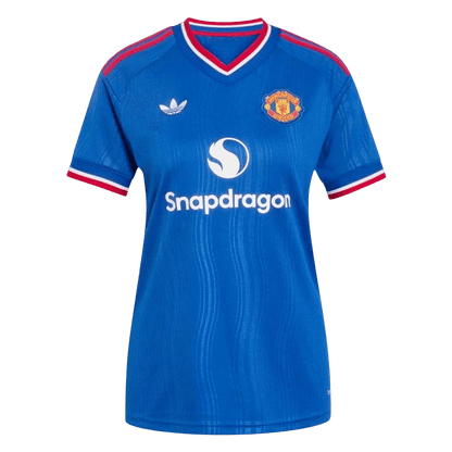 Femme Manchester United Extérieur Maillot 2026/27 Bleu
