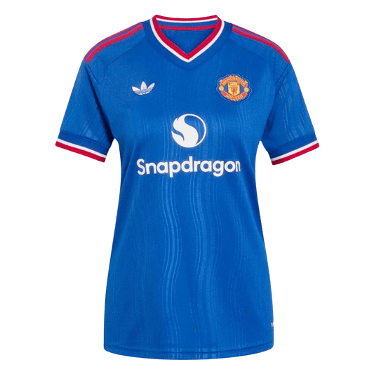 Femme Manchester United Extérieur Maillot 2026/27 Bleu