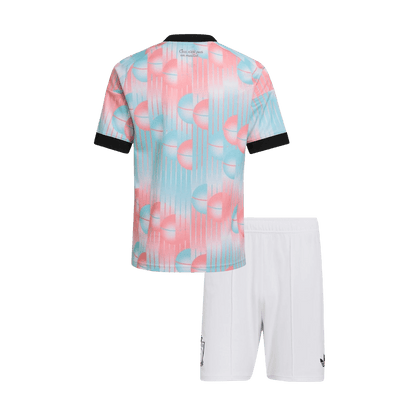 Vente Flash Belgique Extérieur Maillot Kit - Coupe du Monde 2026 Enfant Blue&Pink