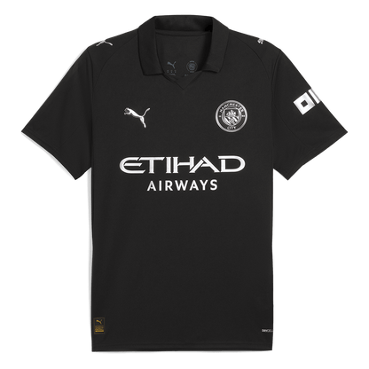 HAALAND #9 Manchester City Uitshirt 2025/26 Zwart
