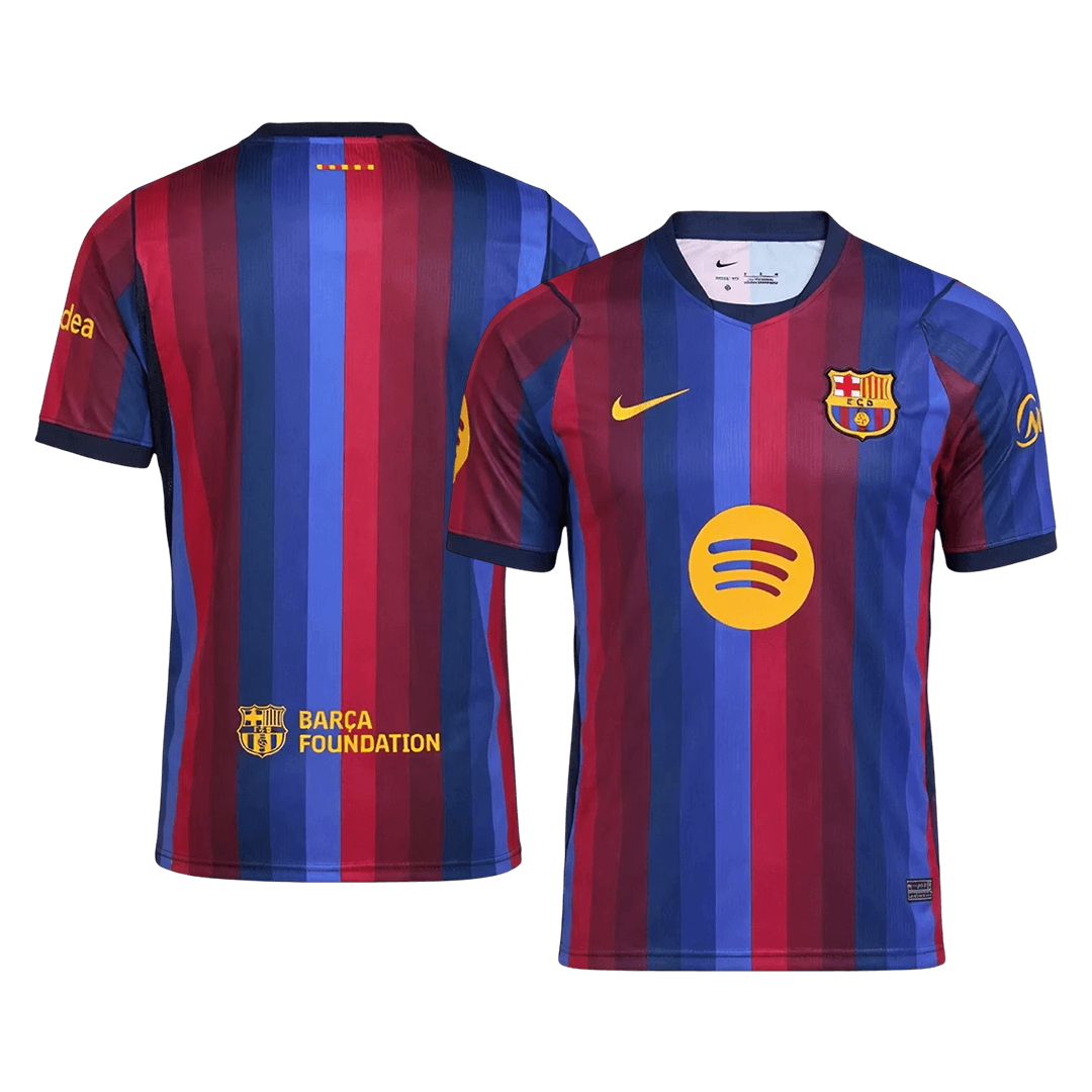 FC Barcelona Thuis Thuisshirt 2026/27 Rood & Blauw Speler