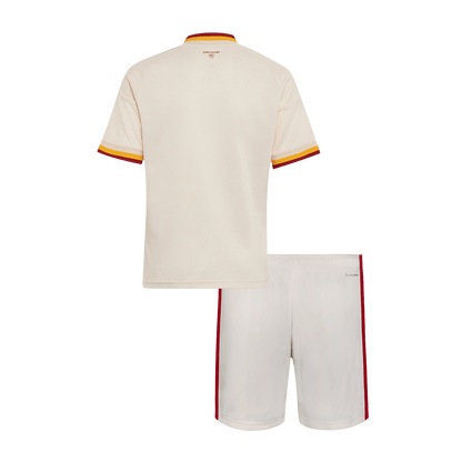Roma Extérieur Maillot Kit 2026/27 Enfant Blanc