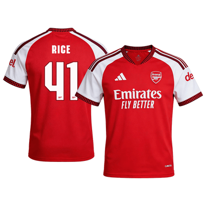 RICE #41 Arsenal Domicile Maillot 2026/27 Rouge - UCL