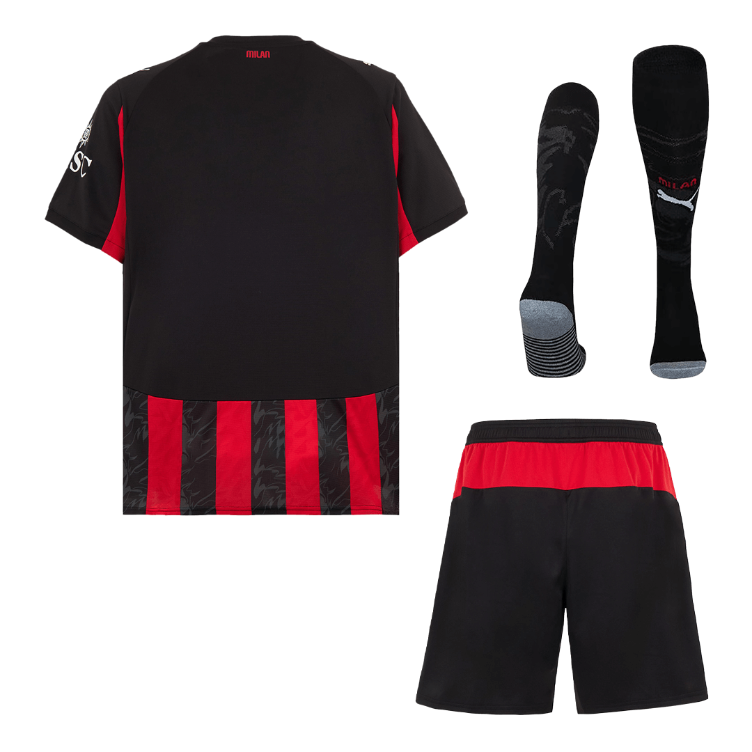 AC Milan Thuistenue Kit 2025/26 Rood&Zwart