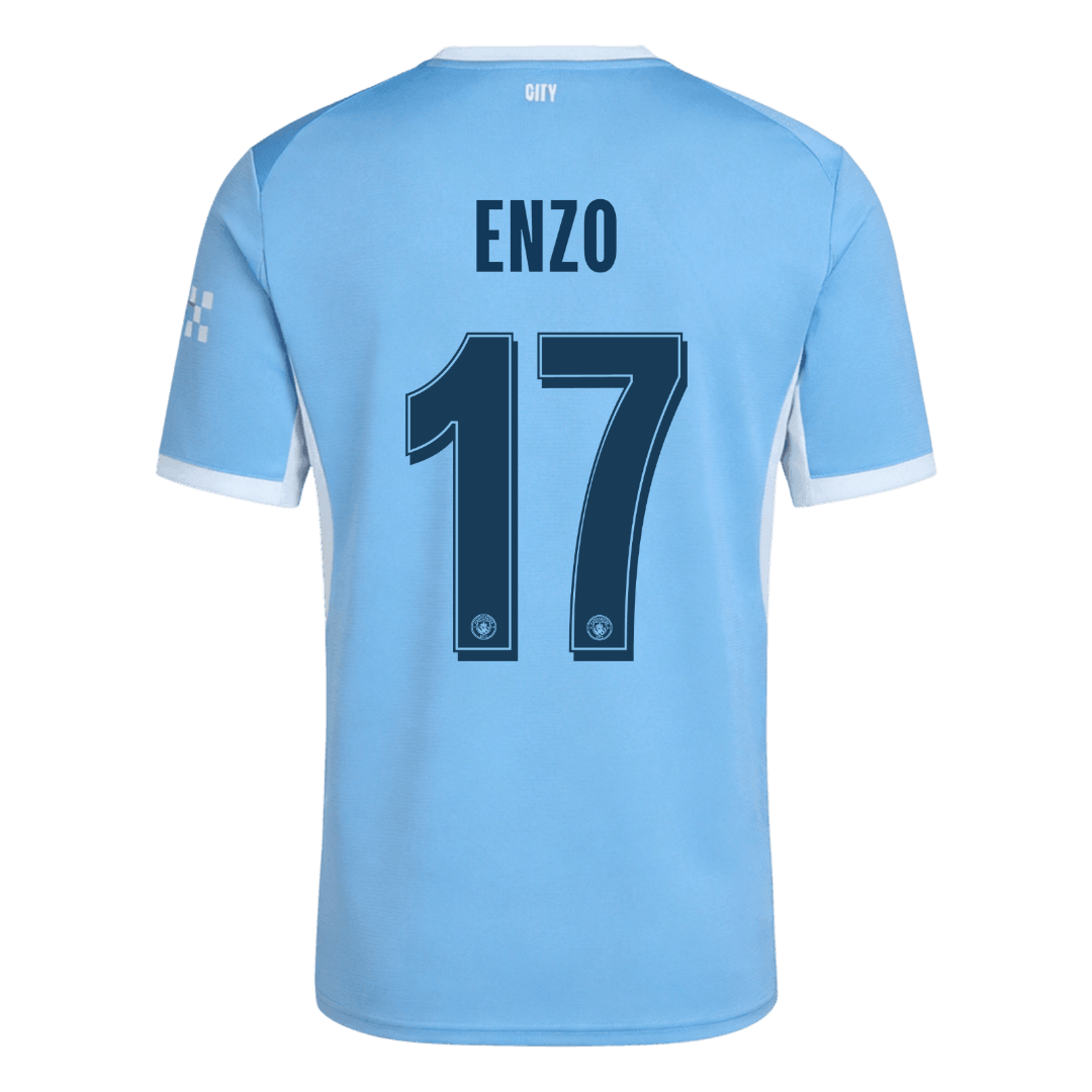 ENZO #17 Manchester City Domicile Maillot 2026/27 Bleu - UCL