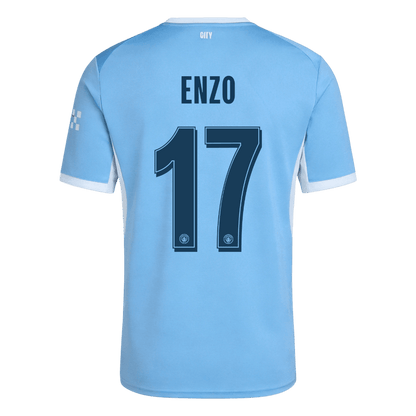 ENZO #17 Manchester City Domicile Maillot 2026/27 Bleu - UCL