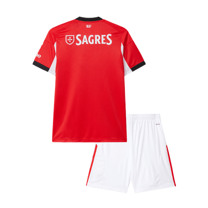 Lissabon Thuistenue Kit 2025/26 Kind Rood