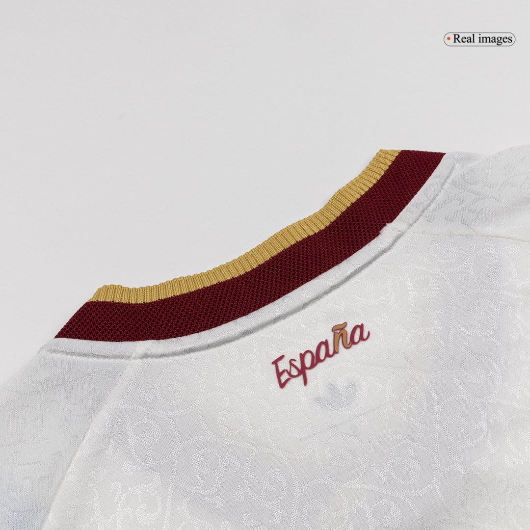 PEDRI #20 Espagne Extérieur Maillot 2 Stars - Champion Edition - Coupe du Monde 2026 Blanc Joueur