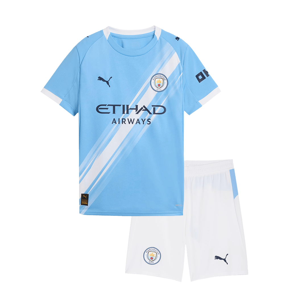 Manchester City Thuisshirt Kit 2025/26 Kinderen