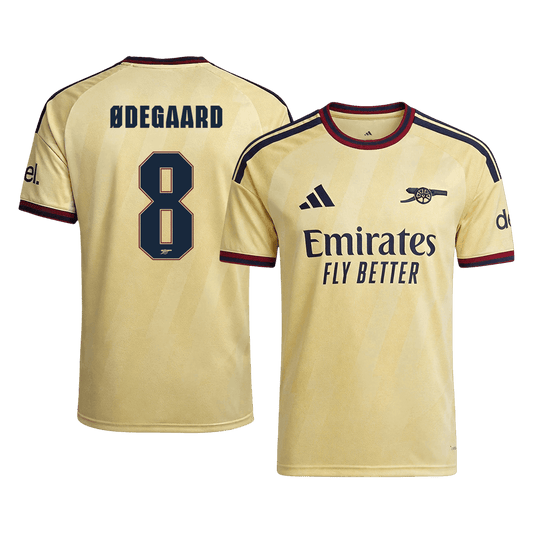 ØDEGAARD #8 Arsenal Third Maillot 2026/27 Jaune - UCL