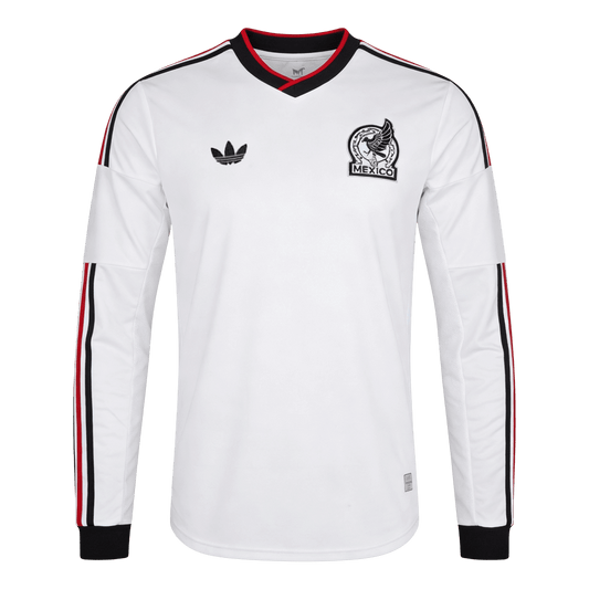 Mexique Extérieur Maillot Manches Longues - Coupe du Monde 2026 Blanc