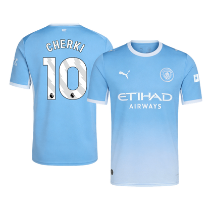CHERKI #10 Manchester City Domicile Maillot 2026/27 Bleu