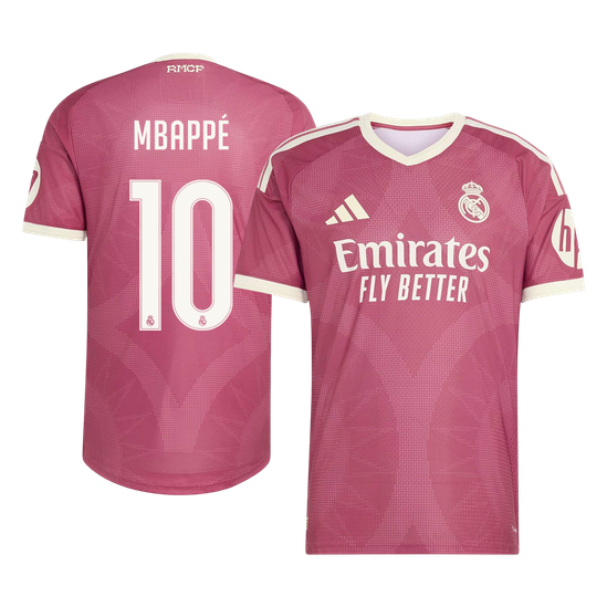 MBAPPÉ #10 Real Madrid Third Maillot 2026/27 Rose Joueur