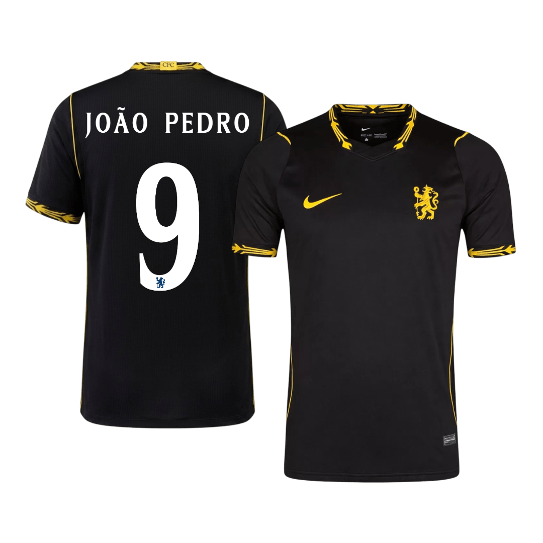 JOÃO PEDRO #9 Chelsea Extérieur Maillot 2026/27 Noir