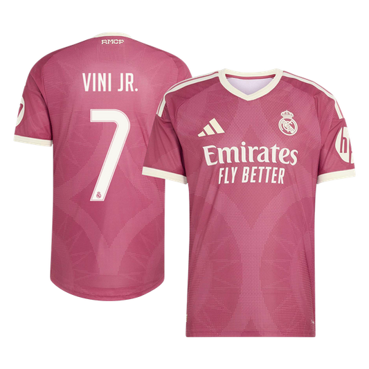 VINI JR. #7 Real Madrid Third Maillot 2026/27 Rose Joueur