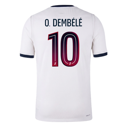 O. DEMBÉLÉ #10 Les Paris Extérieur Maillot 2026/27 Blanc Joueur