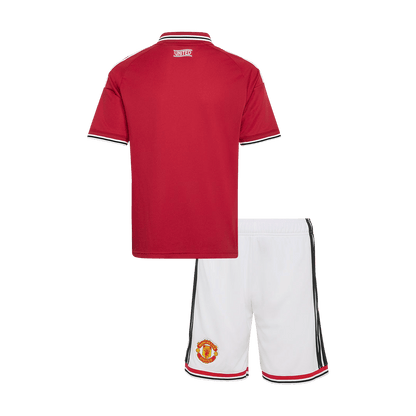 Manchester United Domicile Maillot Kit 2026/27 Enfant Rouge
