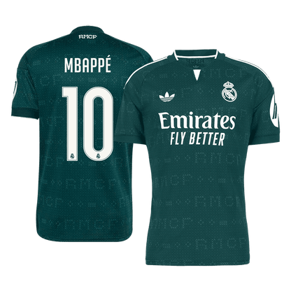 MBAPPÉ #10 Real Madrid Extérieur Maillot 2026/27 Vert