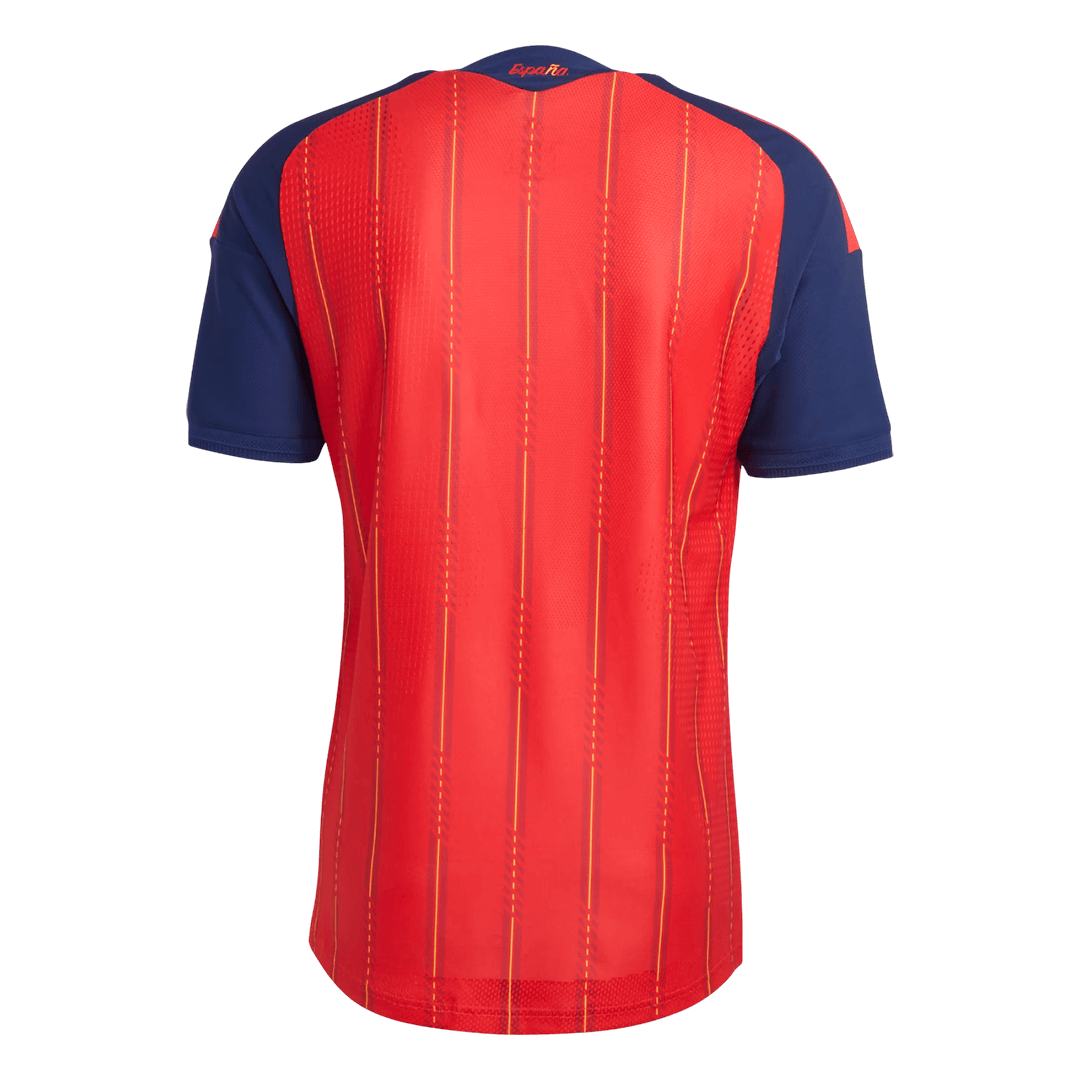 Spanje Thuis Shirt Wereldkampioenschap 2026 Rood Speler