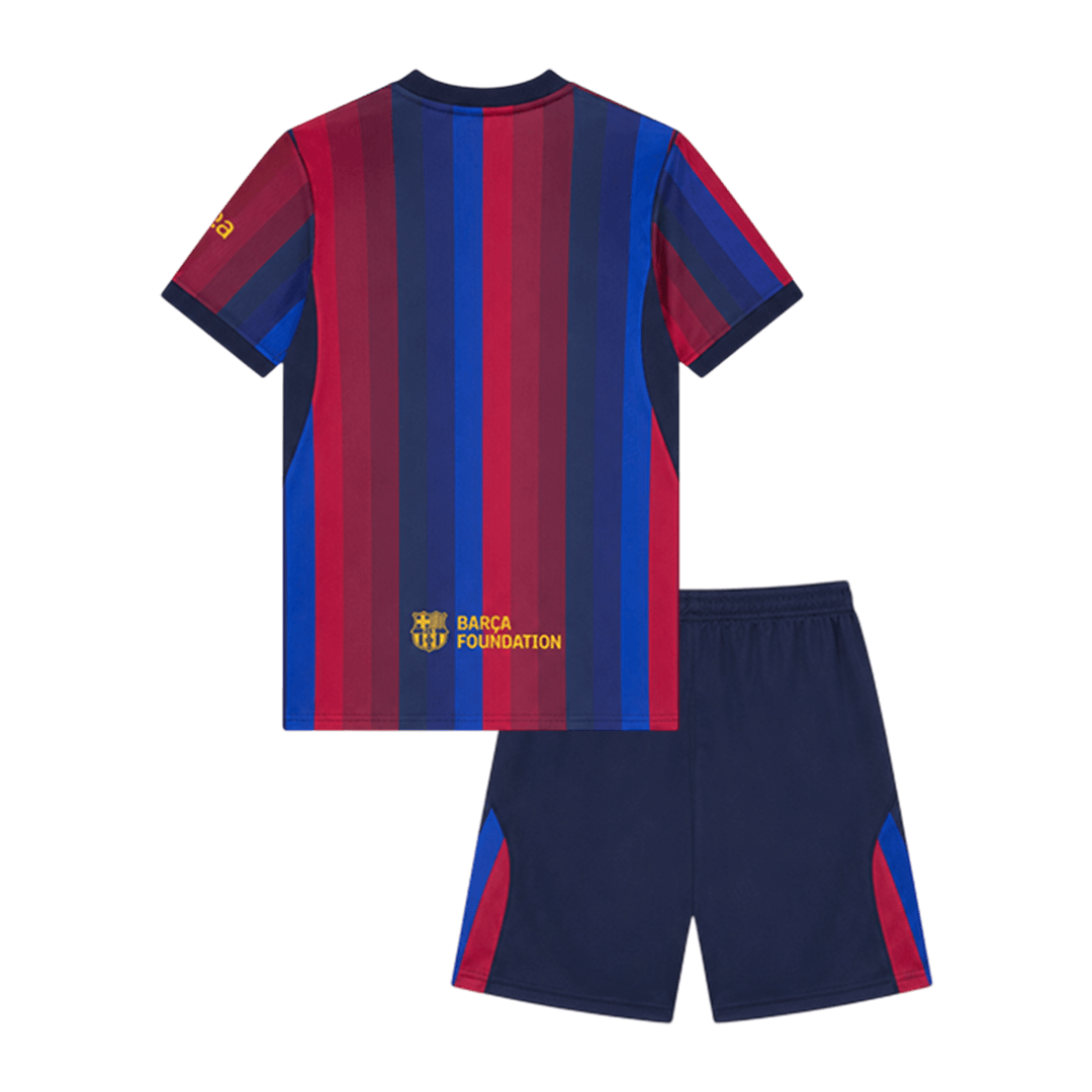 Barcelone Domicile Maillot Kit 2026/27 Enfant Rouge&Bleu - Super