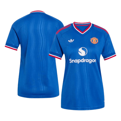 Femme Manchester United Extérieur Maillot 2026/27 Bleu