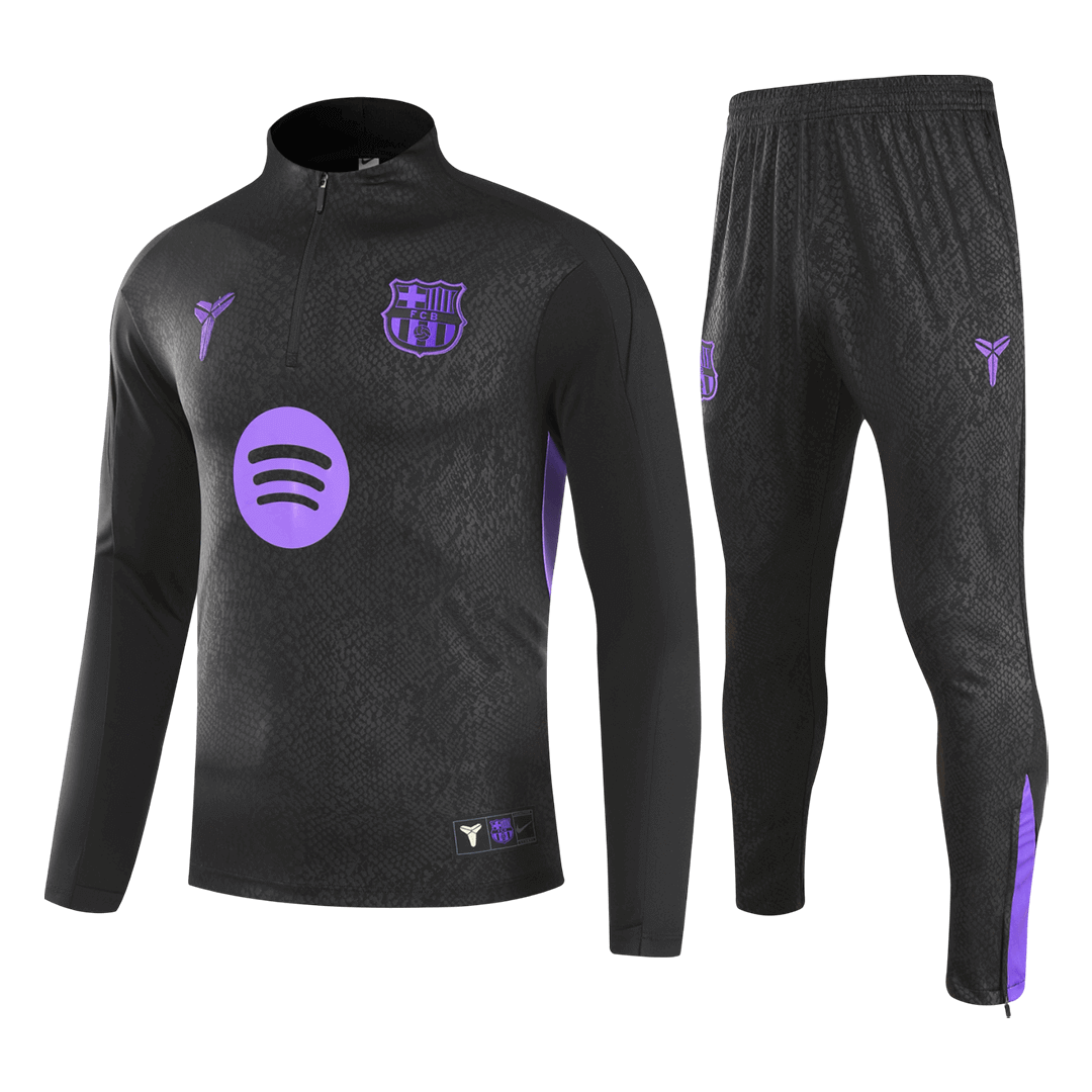 Barcelona Trainingspak Kit 2025/26 Kind Zwart